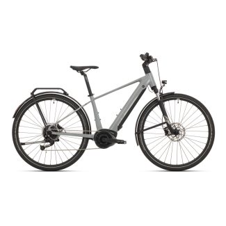   Superior eXR 6050 B Touring cross trekking e-bike - fényes szürke-króm ezüst