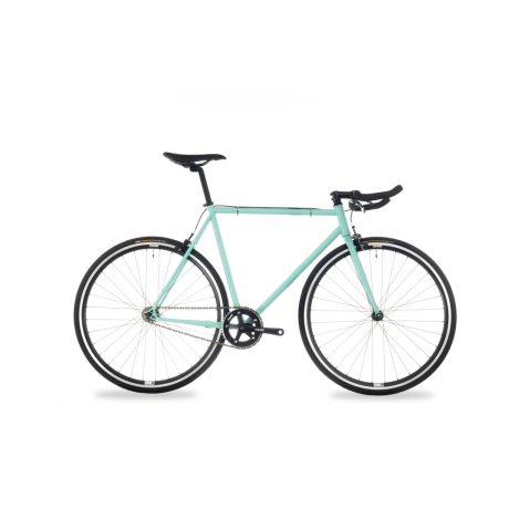 Csepel Royal 4* Fixi SingleSpeed kerékpár - matt türkiz