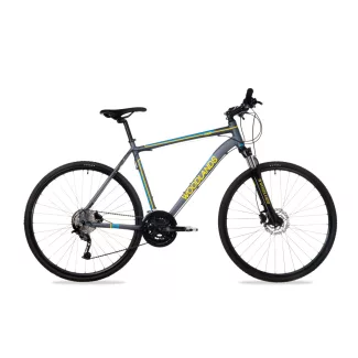   Csepel Woodlands Cross 2.1 27sp cross trekking kerékpár - szürke