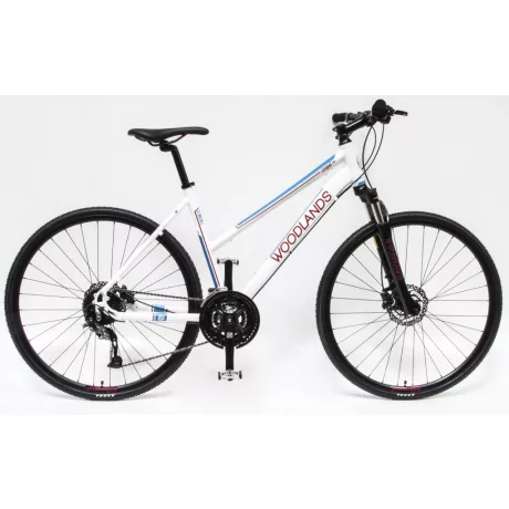 Csepel Woodlands Cross 2.1 27sp női cross trekking kerékpár - fehér