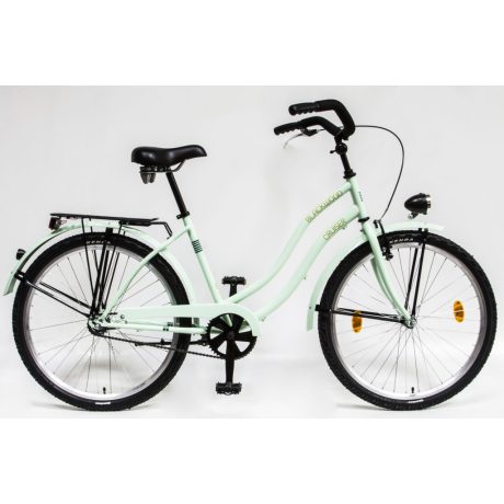 Csepel BlackWood Cruiser 26/18" női GR városi kerékpár - világoszöld