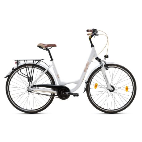 Csepel Signo 28" N3 női városi kerékpár - fehér