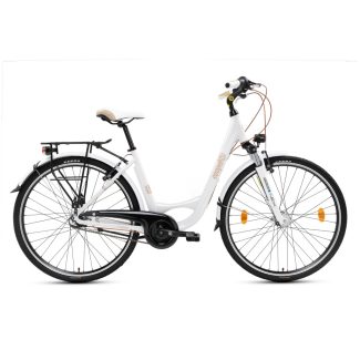 Csepel Signo 28" N7 női városi kerékpár - fehér