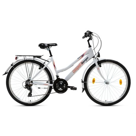 Csepel Ranger 26" 21sp női városi kerékpár - fehér
