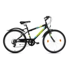 Csepel Mustang 24" 6sp gyerek kerékpár - fekete