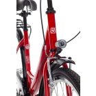 Csepel Budapest Városi Kerékpár-Városi kerékpár piros