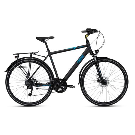 Csepel Traction 200 -Túratrekking kerékpár matt fekete