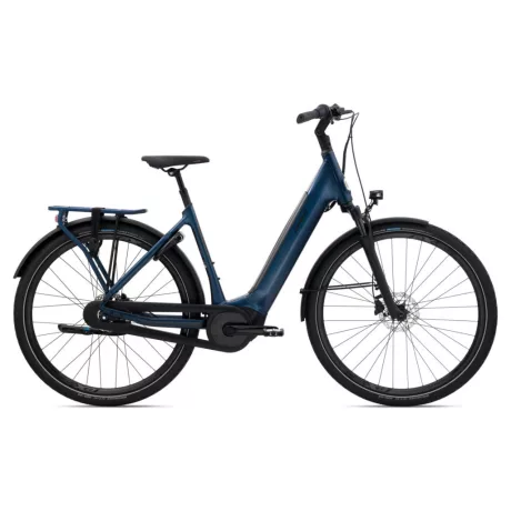 Giant DailyTour E+ 1 RT LDS alacsony átlépésű city e-bike - Metallic Navy