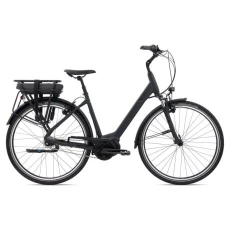 Giant Entour E+ 1 RT LDS alacsony átlépésű city e-bike - Metallic Black