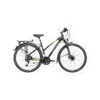 Gepida Alboin 500 L 27s túratrekking kerékpár - Matt Fekete