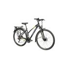 Gepida Alboin 500 L 27s túratrekking kerékpár - Matt Fekete