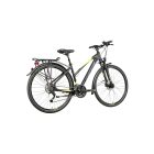 Gepida Alboin 500 L 27s túratrekking kerékpár - Matt Fekete