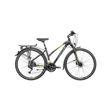 Gepida Alboin 500 L 27s túratrekking kerékpár - Matt Fekete