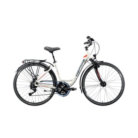Gepida Alboin 300 W 24s túratrekking kerékpár - Gyöngyfehér