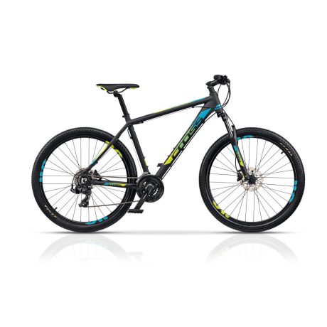 Cross 27,5" GRX7 DB MTB kerékpár - mattfekete-zöld