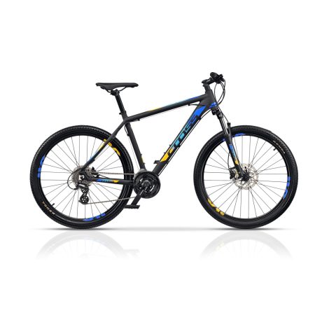 Cross 27,5" GRX8 DB MTB kerékpár - mattfekete-kék