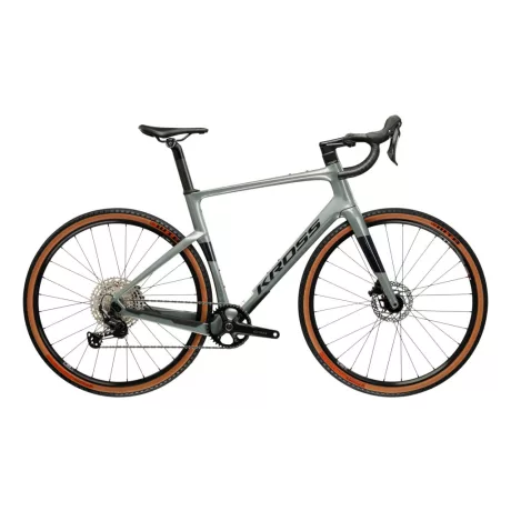 KROSS ESKER RS 1.0 Gravel kerékpár 2026 - GREY/GREEN GRAPHITE