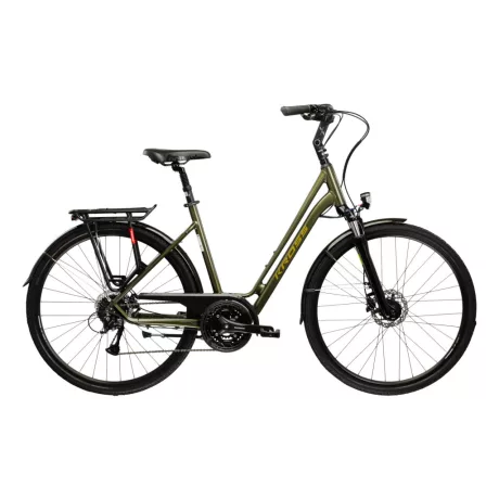 KROSS SENTIO 4.0 28" Városi kerékpár 2026 - GREEN/KHAKI
