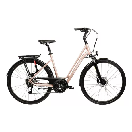 KROSS SENTIO 4.0 28" Városi kerékpár 2026 - PINK/GOLD WHITE