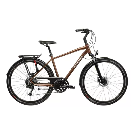 KROSS TRANS 5.0 28" Túratrekking kerékpár 2026 - BROWN/SILVER
