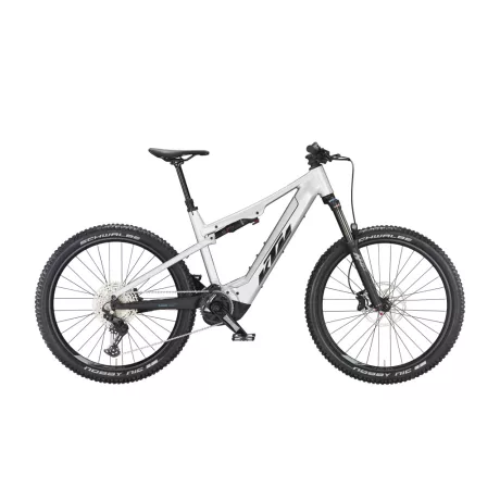 KTM MACINA LYCAN 772 STARLIGHT SILVER+MATT BLACK MTB Fully 27,5" e-bike
