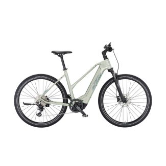 KTM Macina Cross 720 Dew Silver női cross trekking e-bike