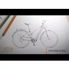 KTM Macina Style 720 Black túratrekking e-bike - Easy Entry