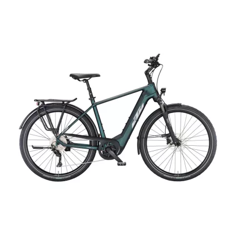 KTM Macina Tour CX 510 férfi túratrekking e-bike - GP-FLIP MATT (SILVER+GREEN)