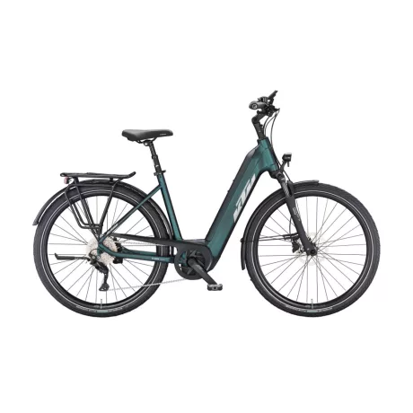 KTM Macina Tour CX 510 Gp-Flip Silver+Green túratrekking e-bike - Easy Entry