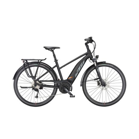 KTM Macina Fun A510 női city e-bike - Black Grey+Orange