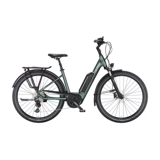   KTM Macina Fun P510 Moss Grey Silver+Orange city e-bike - Easy Entry