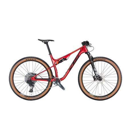 KTM SCARP ELITE AXS CHROME RED (BLACK+FIRE ORANGE) MTB Fully 29" kerékpár