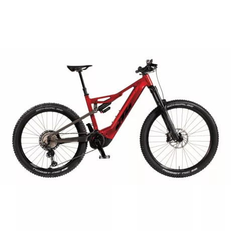 KTM M. KAPOHO PRO LTD (S) CHROME RED (GREY+BLACK+WHITE) MTB Fully 29" e-bike