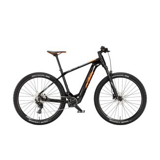 KTM Macina Race SX 20 Flaming Black Orange+Grey MTB e-bike