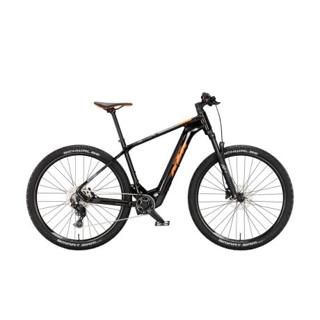 KTM Macina Race SX 20 Flaming Black Orange+Grey MTB e-bike
