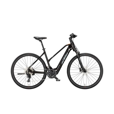 KTM Macina Cross SX 20 Flaming Black Grey+Orange női cross trekking e-bike