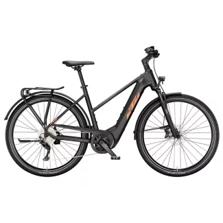   KTM MACINA SPORT CX750 LTD64 BLACK MATT (ORANGE+WHITE) Női Túratrekking e-bike