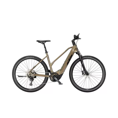 KTM MACINA Női Cross CX 820 OLIVE PEARL (BLACK+MINT) Női Cross Trekking e-bike