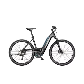   KTM MACINA Alacsony átlépésű Cross CX 625 DIAMOND BLACK MATT (SILVER) Alacsony átlépésű Cross Trekking e-bike