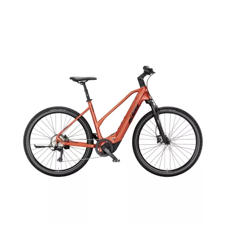 KTM MACINA Női Cross CX 610 BURNT ORANGE MATT (BLACK+ORANGE) Női Cross Trekking e-bike