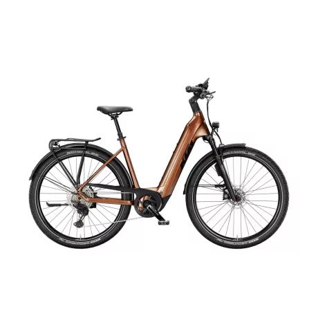 KTM MACINA GRAN 810 ABS 29 TERRA (BLACK+ORANGE) Alacsony átlépésű Túratrekking e-bike