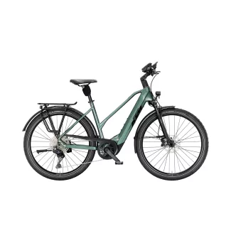   KTM MACINA STYLE 820 DI2 OXYGEN GREEN (BLACK+ORANGE) Női Túratrekking e-bike