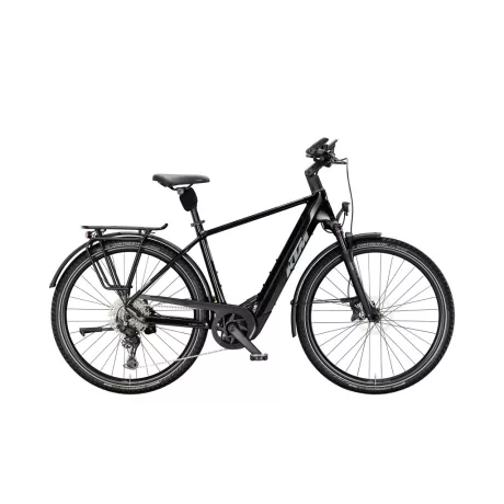 KTM Macina Style 830 Diamond Black Grey+Orange túratrekking e-bike