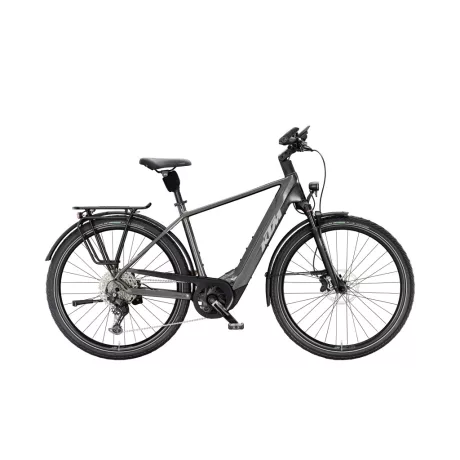 KTM Macina Style 820 Machine Grey Silver+Blk túratrekking e-bike