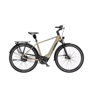 KTM Macina City 810 Belt Olive Pearl Blk+Orange city e-bike