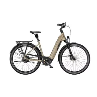   KTM Macina City 810 Belt Olive Pearl Blk+Orange city e-bike - Easy Entry