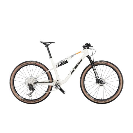 KTM SCARP PRIME OPAL WHITE BLACK+ORANGE MTB fully kerékpár