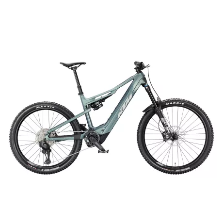 KTM Macina Prowler Elite Di2 Royal Teal Silver+Black MTB fully e-bike