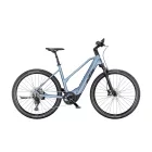 KTM Macina Cross CX 810 Steel Blue Black+Silver női cross trekking e-bike