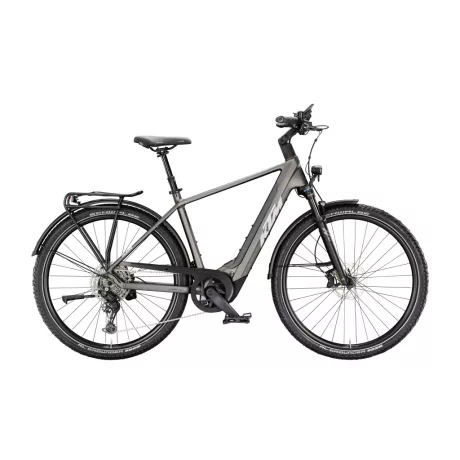 KTM Macina Gran 810 Machine Grey Silver+Blk túratrekking e-bike